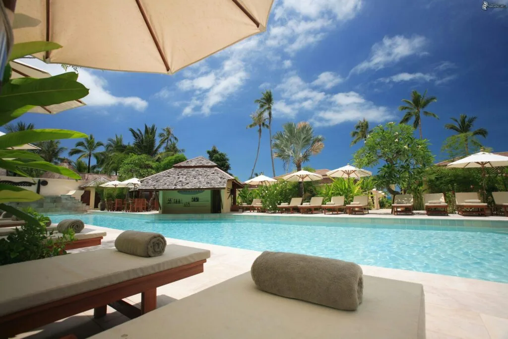 celebrity package- resort in Goa- pool bay
